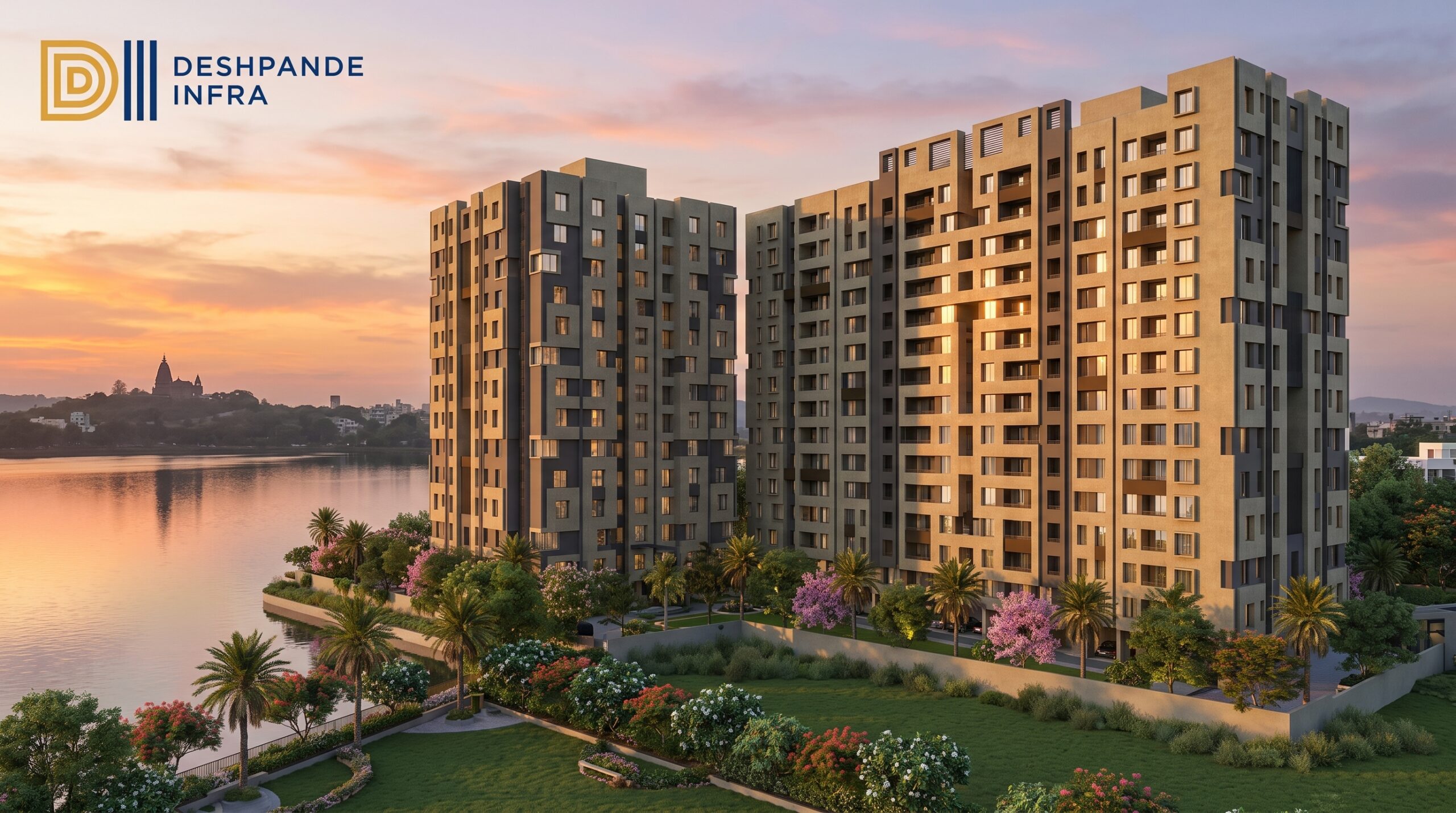 2 BHK apartment buildings near Rankala Lake Kolhapur